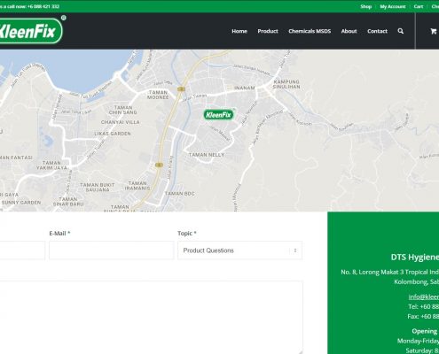 Kleenfix Portfolio Zetlink Solutions Web Design Kota Kinabalu Sabah